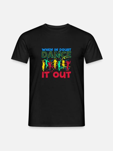 Tänzer Geschenk Tanzen - Männer T-Shirt - Schwarz