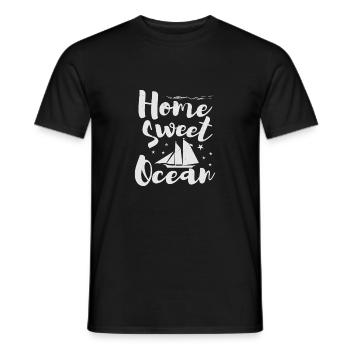 STARTSEITE SWEET OCEAN 2 - Männer T-Shirt - Schwarz - Vorne - AI Model Male 178 light (178cm)