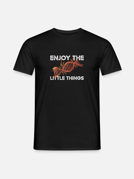 Biochemist Enjoy Little Things - Men's T-Shirt - black