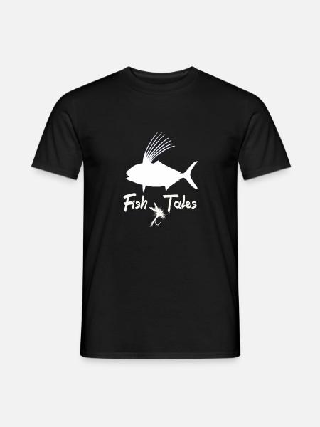 Angeln - Männer T-Shirt - Schwarz