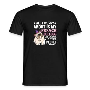 English Bull - Männer T-Shirt - Schwarz - Vorne - AI Model Male 178 light (178cm)