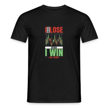Aktienhandel Trader Börse Trading Aktien - Männer T-Shirt - Schwarz - Vorne - AI Model Male 178 light (178cm)