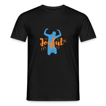 JOYEUX - T-shirt homme - noir - Devant - AI Model Male 178 light (178cm)