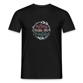 Ma mère rend la vie belle - Sweet Mother - T-shirt homme - noir - Devant - AI Model Male 178 light (178cm)
