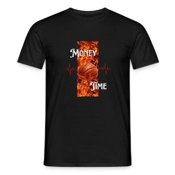 Money Time : La détermination pour la victoire - T-shirt homme - noir - Devant - AI Model Male 178 light (178cm)