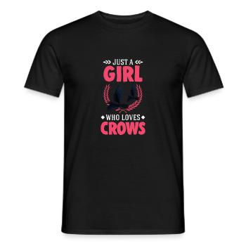 Corbeau Corbeau Corbeau - T-shirt homme - noir - Devant - AI Model Male 178 light (178cm)