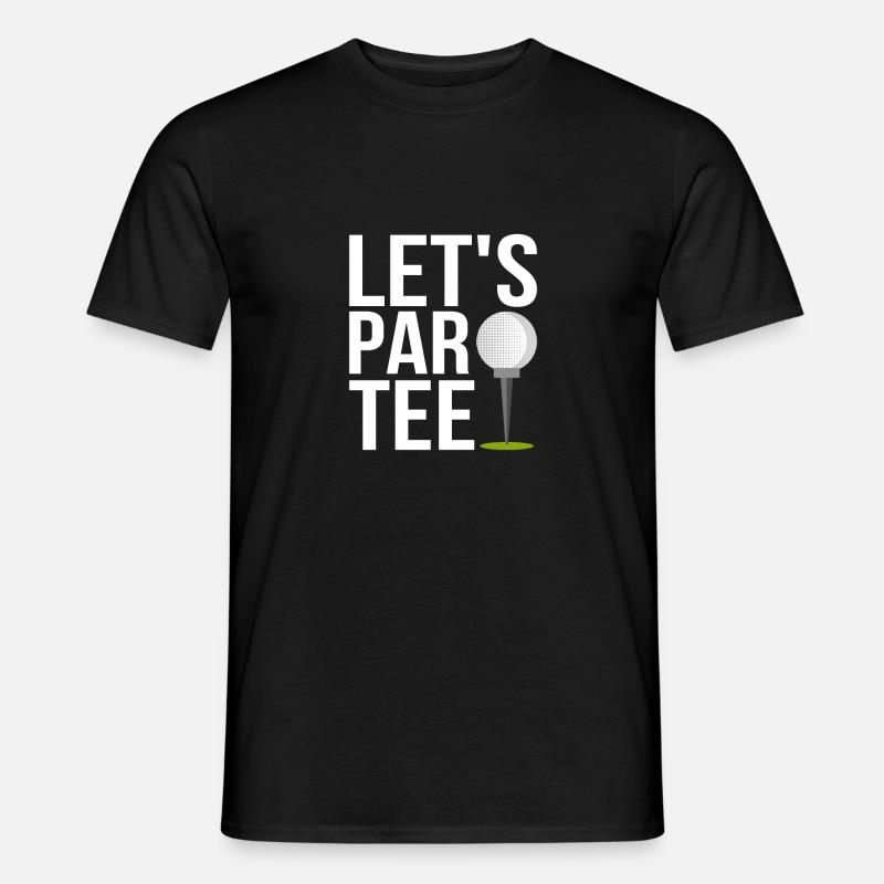 Let’s Par Tee Golfing Golf - T-shirt homme - noir