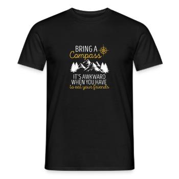Sortir du pire scénario A Bear Park - T-shirt homme - noir - Devant - AI Model Male 178 light (178cm)