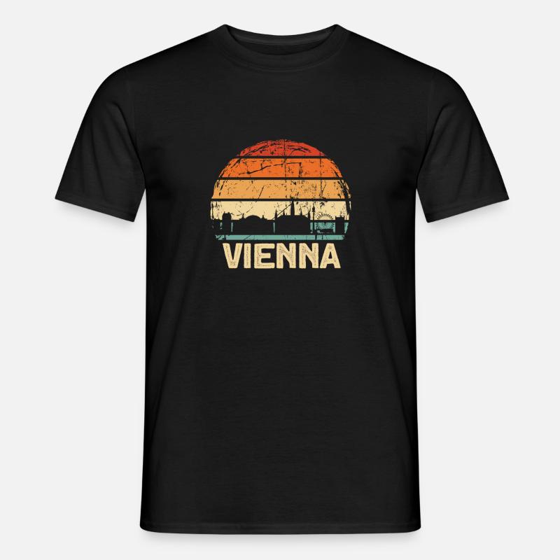 Vienna - Männer T-Shirt - Schwarz