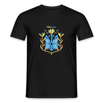 Ukraine Ukraine - Männer T-Shirt - Schwarz - Vorne - AI Model Male 178 light (178cm)