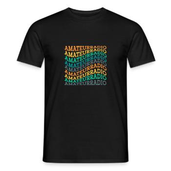 Amateur Radio Radio Funker Cadeau - T-shirt homme - noir - Devant - AI Model Male 178 light (178cm)