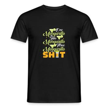 Trois Margarita Shot Cinco De Mayo Party - T-shirt homme - noir - Devant - AI Model Male 178 light (178cm)