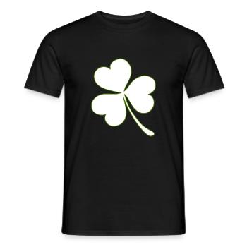 Cloverleaf - T-shirt homme - noir - Devant - AI Model Male 178 light (178cm)