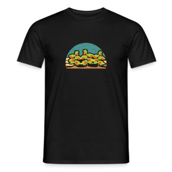 Tomate Plant Hobby Funny Jardinage Légumes - T-shirt homme - noir - Devant - AI Model Male 178 light (178cm)