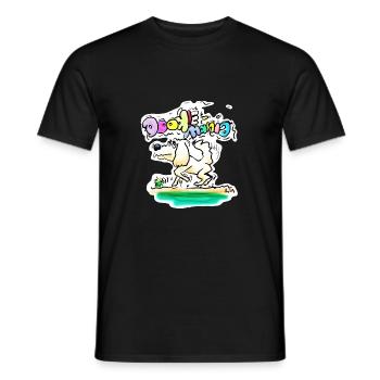 doodlemania - Männer T-Shirt - Schwarz - Vorne - AI Model Male 178 light (178cm)