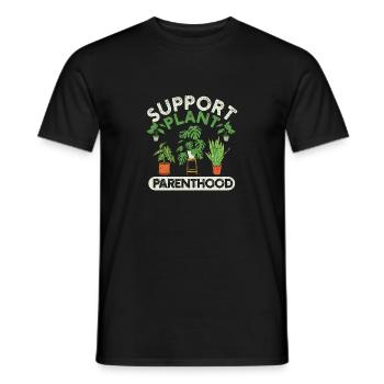 Soutenir la parentalité des plantes Drôles de jardiniers Plantes - T-shirt homme - noir - Devant - AI Model Male 178 light (178cm)