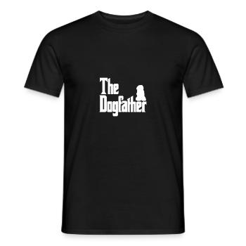 Le Dogfather Tibetan Terrier - T-shirt homme - noir - Devant - AI Model Male 178 light (178cm)