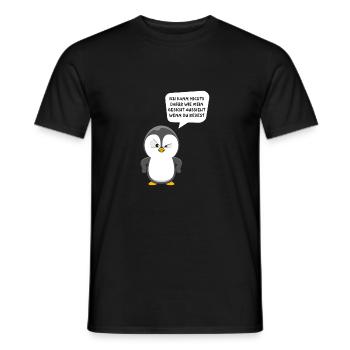 Kann nichts dafür wie mein Gesicht aussieht - Männer T-Shirt - Schwarz - Vorne - AI Model Male 178 light (178cm)