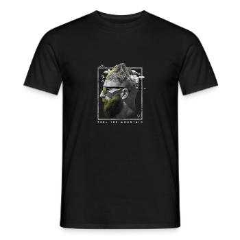 Berge im Kopf - Männer T-Shirt - Schwarz - Vorne - AI Model Male 178 light (178cm)