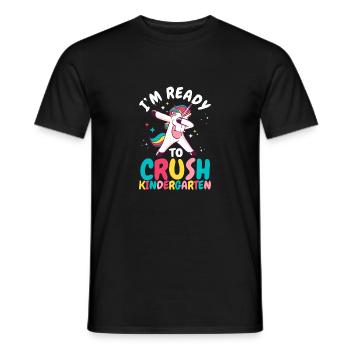 Je suis prêt à détruire la luxure de la maternelle - T-shirt homme - noir - Devant - AI Model Male 178 light (178cm)