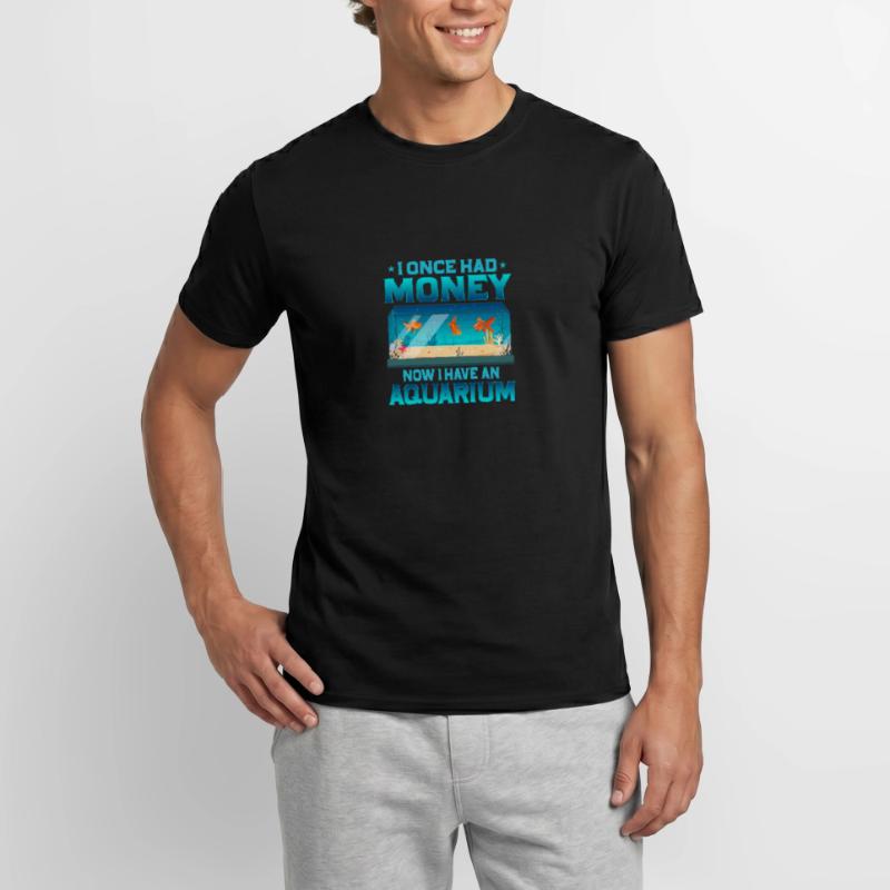 J’avais de l’argent maintenant j’ai un poisson d’aquarium Keepi T-shirt homme
