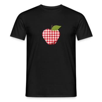 Buffalo Apple Welcome Back to School Teachers - Men's T-Shirt - black - Front - AI Model Male 178 light (178cm)
