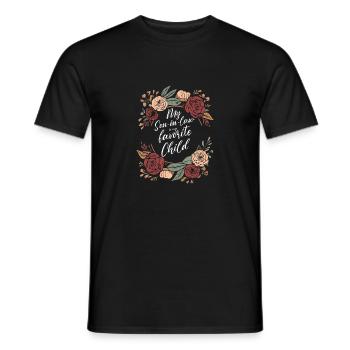 Mon gendre est mon enfant préféré pour Mother Pun - T-shirt homme - noir - Devant - AI Model Male 178 light (178cm)