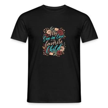 Mon gendre est mon enfant préféré pour ma mère - T-shirt homme - noir - Devant - AI Model Male 178 light (178cm)