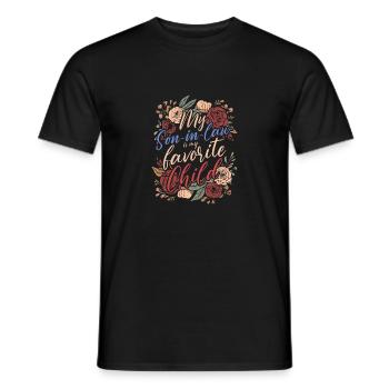 Mon gendre est mon enfant préféré pour ma mère - T-shirt homme - noir - Devant - AI Model Male 178 light (178cm)