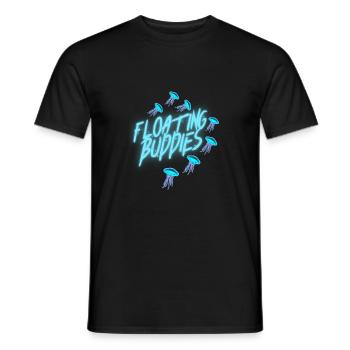 Amis nageurs Méduses Méduses Cadeau - T-shirt homme - noir - Devant - AI Model Male 178 light (178cm)
