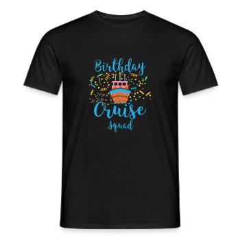 Geburtstag Kreuzfahrt Geschenk Schiffsreise - Männer T-Shirt - Schwarz - Vorne - AI Model Male 178 light (178cm)