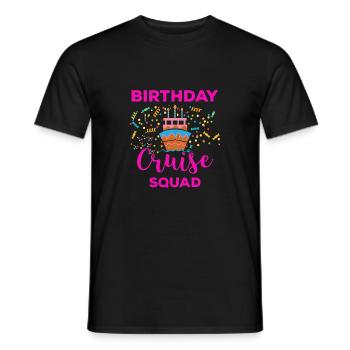 Geburtstag Kreuzfahrt Geschenk Schiffsreise - Männer T-Shirt - Schwarz - Vorne - AI Model Male 178 light (178cm)