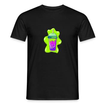 Bubble Tea Monster - T-shirt homme - noir - Devant - AI Model Male 178 light (178cm)
