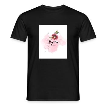 Muttertags Tasche - Männer T-Shirt - Schwarz - Vorne - AI Model Male 178 light (178cm)