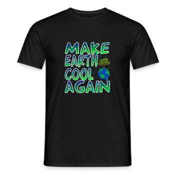Rendre la Terre fraîche à nouveau - T-shirt homme - noir - Devant - AI Model Male 178 light (178cm)