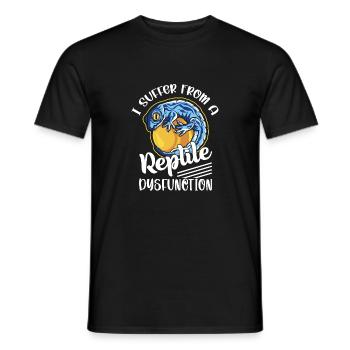 Je souffre d’un dysfonctionnement de reptile Lizard Lover R - T-shirt homme - noir - Devant - AI Model Male 178 light (178cm)
