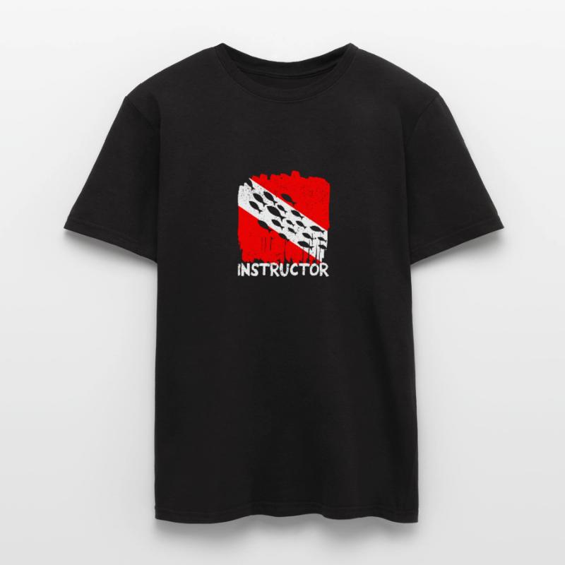 Instructor Diver Deep Diving Divemaster Student Men’s T-shirt