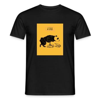 CELA POURRAIT ÊTRE PIRE - T-shirt homme - noir - Devant - AI Model Male 178 light (178cm)