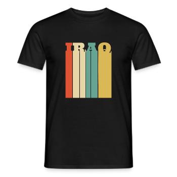 Iraq - Men's T-Shirt - black - Front - AI Model Male 178 light (178cm)