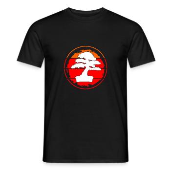 Bonsai Baum Design für Bonsai Anfänger Liebhaber - Männer T-Shirt - Schwarz - Vorne - AI Model Male 178 light (178cm)