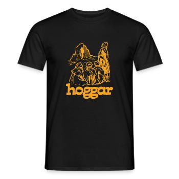 hoggar! - T-shirt homme - noir - Devant - AI Model Male 178 light (178cm)