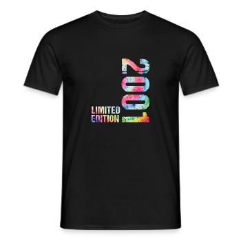 18 JAHRE 18. GEBURTSTAG LIMITED EDITION 2001 - Männer T-Shirt - Schwarz - Vorne - AI Model Male 178 light (178cm)