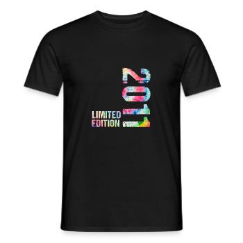 18 JAHRE 18. GEBURTSTAG LIMITED EDITION 2011 - Männer T-Shirt - Schwarz - Vorne - AI Model Male 178 light (178cm)
