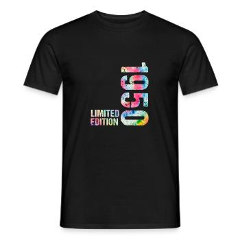 18 JAHRE 18. GEBURTSTAG LIMITED EDITION 1950 - Männer T-Shirt - Schwarz - Vorne - AI Model Male 178 light (178cm)