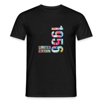 18 JAHRE 18. GEBURTSTAG LIMITED EDITION 1956 - Männer T-Shirt - Schwarz - Vorne - AI Model Male 178 light (178cm)
