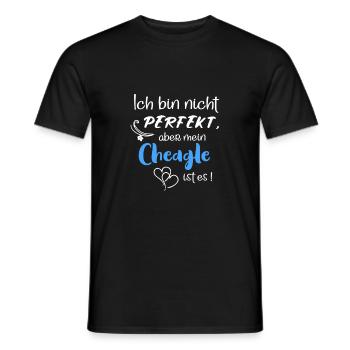 Perfekter Cheagle - Chihuahua Beagle Mix - Männer T-Shirt - Schwarz - Vorne - AI Model Male 178 light (178cm)