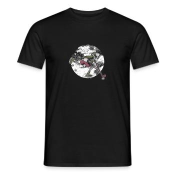 Skelett Eishockeyspieler Halloween Liebhaber - Männer T-Shirt - Schwarz - Vorne - AI Model Male 178 light (178cm)