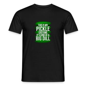 Das ist mein Gurkenkostüm Es ist eine Art großes - Männer T-Shirt - Schwarz - Vorne - AI Model Male 178 light (178cm)