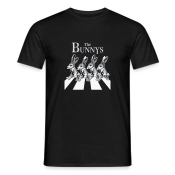 Lapins - T-shirt homme - noir - Devant - AI Model Male 178 light (178cm)