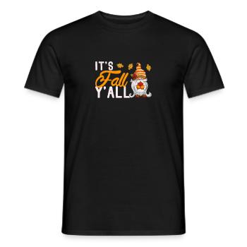 Es ist Herbst ihr alle Gnom Kürbis Halloween Ernte - Männer T-Shirt - Schwarz - Vorne - AI Model Male 178 light (178cm)